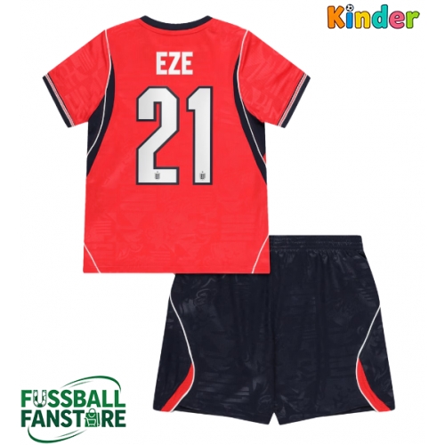 England Eberechi Eze #21 Replik Auswärtstrikot Kinder WM 2026 Kurzarm (+ Kurze Hosen)